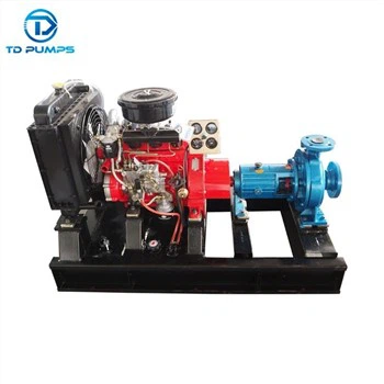 Roestvrij staal Fabrikanten Beste Prijs Machine Horizontale Brand Diesel Centrifugaalpomp