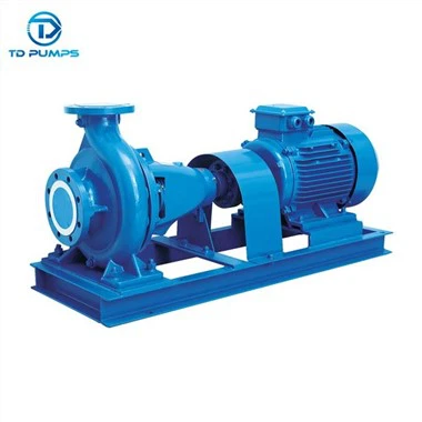 Single Stage Volute Behuizing Pomp Efficiëntie Grote Capaciteit 40Hp Beëindigen Zuig Waterpomp
